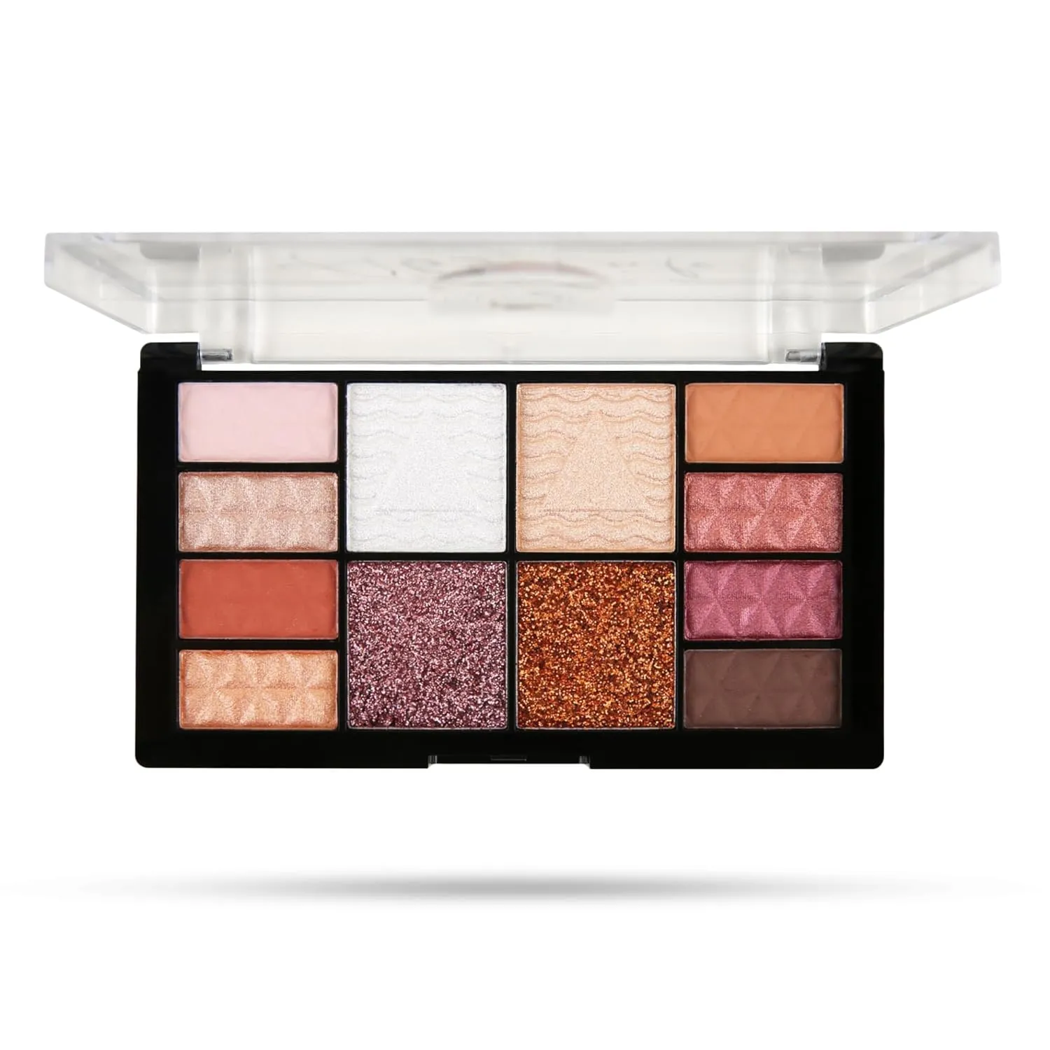 12 Colour Eyeshadow Palette | Mix of Matte Shimmer Shades | Water Proof | Light Weight and Travel Friendly | Long Lasting | (02, 32.2G)