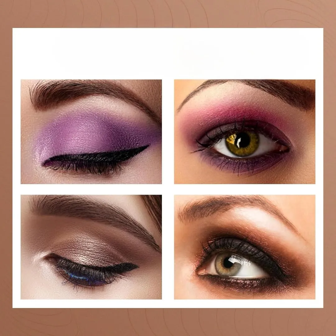 12 Colour Eyeshadow Palette | Mix of Matte Shimmer Shades | Water Proof | Light Weight and Travel Friendly | Long Lasting | (02, 32.2G)