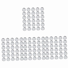 120pcs Empty Round Metal Makeup Pans for Eyeshadow Blusher Highlighter Lightweight Cosmetic Accessory for Storage Smooth Edges Versatile Use