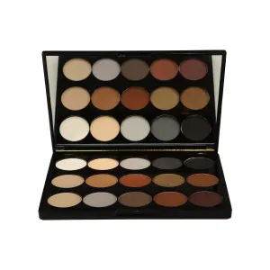 15 Shades of Matte Smokey Eye Shadow Palette Neutral for Sensitive Hazel, Green, Black, Blue, Brown Eyes – High Pigmented and Long-Lasting Makeup Eyeshadow Colors