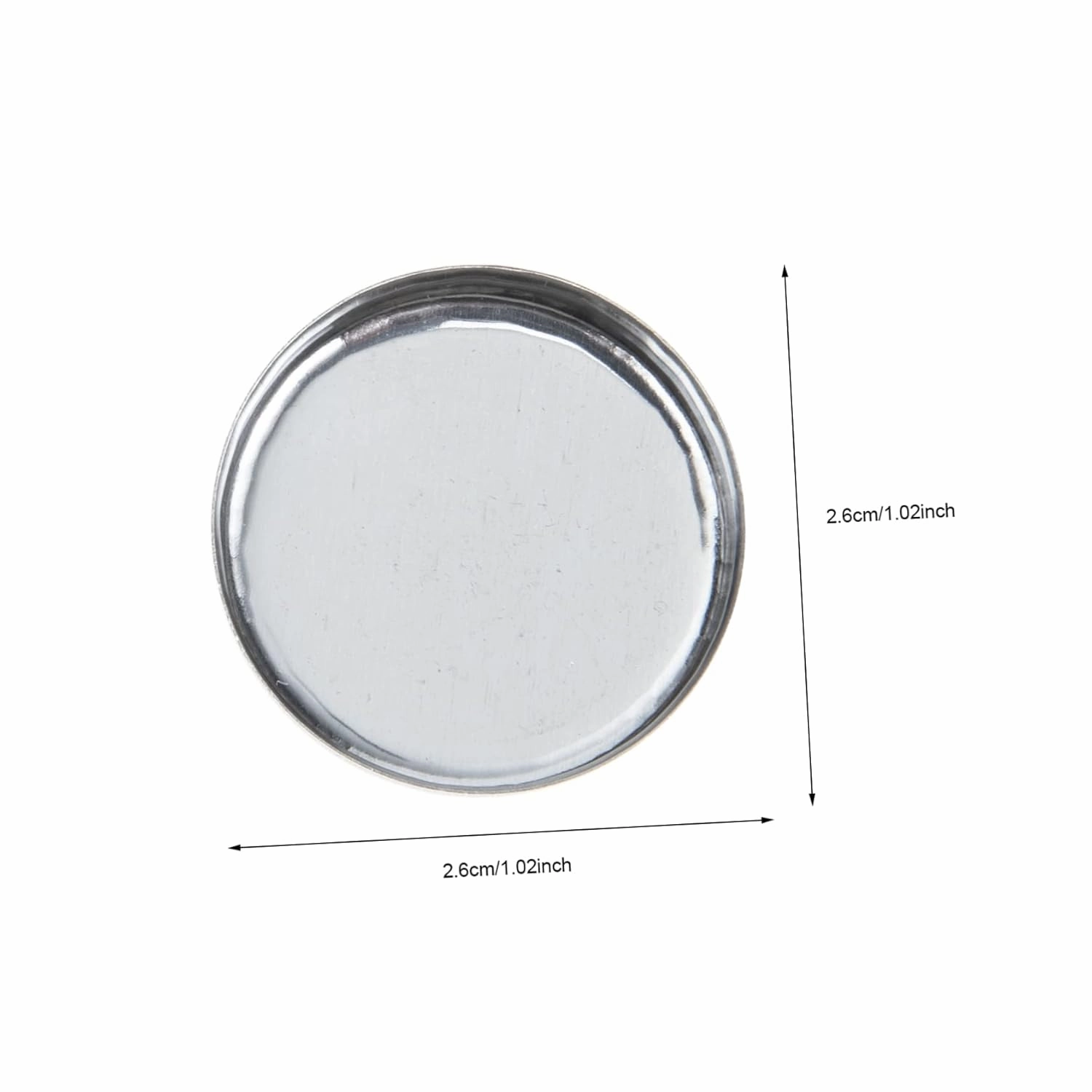 150pcs Empty Round Metal Pans Eyeshadow Accessory Blusher Case for Cosmetics Lightweight Makeup Containers for Travel Sharing for Custom