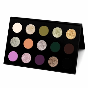 15 color eyeshadow palette,super multi-chrome vegan eye shadow,High pigment matte Shine duochrome Metallic shades,Cruelty- Free Makeup Pallet,No Flaking,Super Smooth