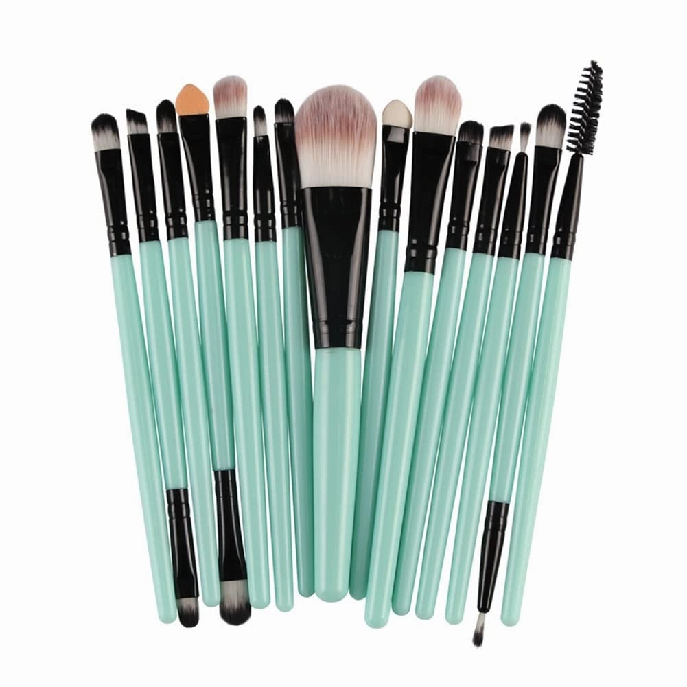 15-piece Makeup Brush Set Eye Shadow Foundation Powder Eyeliner Eyelash Lip Makeup Brush Cosmetic Beauty Tool Set (Color : Style 7)
