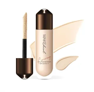 1.P.L Foundaiser Foundation with SPF 20 PA  , Korean Foundation, Long-Lasting & Flawless Coverage, For Fair to Light Skin Tones, From the Makers of Mediheal (0.98oz) (19N - Purity)