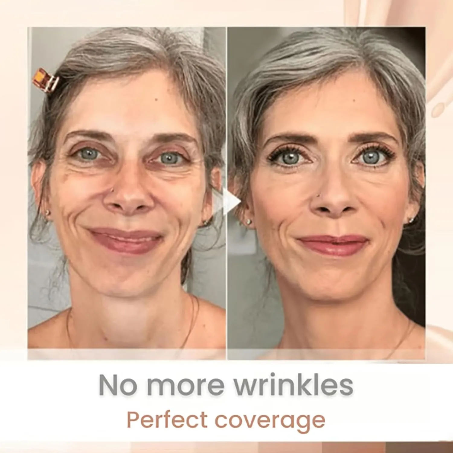 2 in 1- Luxury Anti-Wrinkle Foundation Stick, Instant Concealing Foundation Stick with Built-In Brush, Korea Flawless Eraser Foundation Stick, Natural Matte Foundation Stick (Natural*2, 20g)
