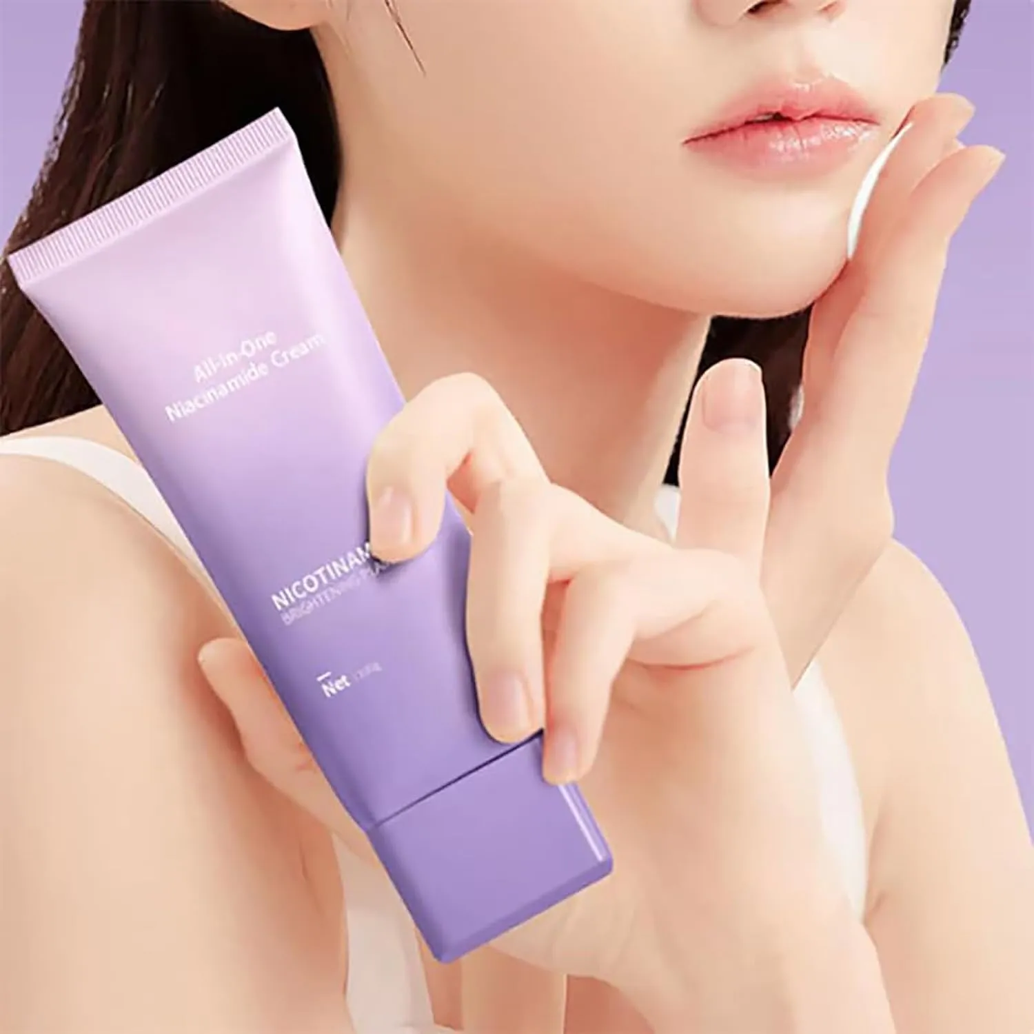 2025 New Niacinamide Isolation Cream for Face, Swarous Vitamin C Makeup Cream, 5-in-1 Multi-cream Functions, Concealer Smooth All Day Long, for All Skin Types (2pcs)