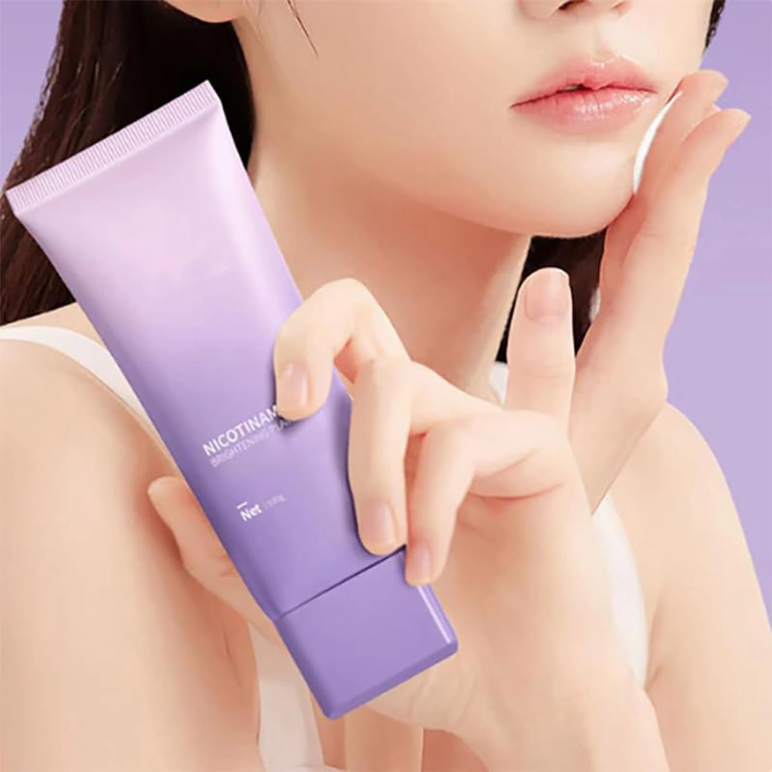 2025 New 5 in 1 Niacinamide Cream, Swarous vitamin c makeup tone up cream, Multi-Purpose Concealer, Niacinamide Revitalizing Tone Up serum, Natural Radiance, Moisturizing Skin (Num, 2)