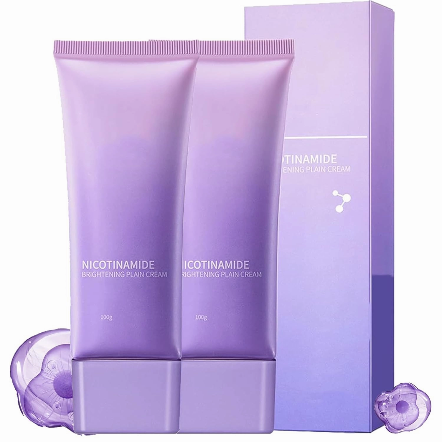 2025 New 5 in 1 Niacinamide Cream, Swarous vitamin c makeup tone up cream, Multi-Purpose Concealer, Niacinamide Revitalizing Tone Up serum, Natural Radiance, Moisturizing Skin (Num, 2)