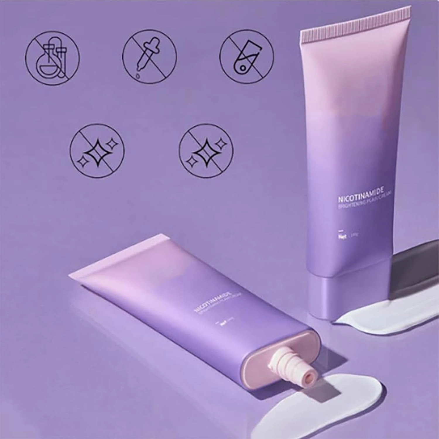 2025 New 5 in 1 Niacinamide Cream, Swarous vitamin c makeup tone up cream, Multi-Purpose Concealer, Niacinamide Revitalizing Tone Up serum, Natural Radiance, Moisturizing Skin (Num, 2)