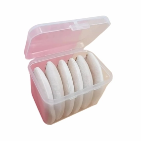 2/6Pcs Triangle Powder Puff Soft Velvet Cosmetic Puff Face Makeup Sponge Foundation Puff Makeup Blender Beauty Make Up Tools(6PCS Skin with box)