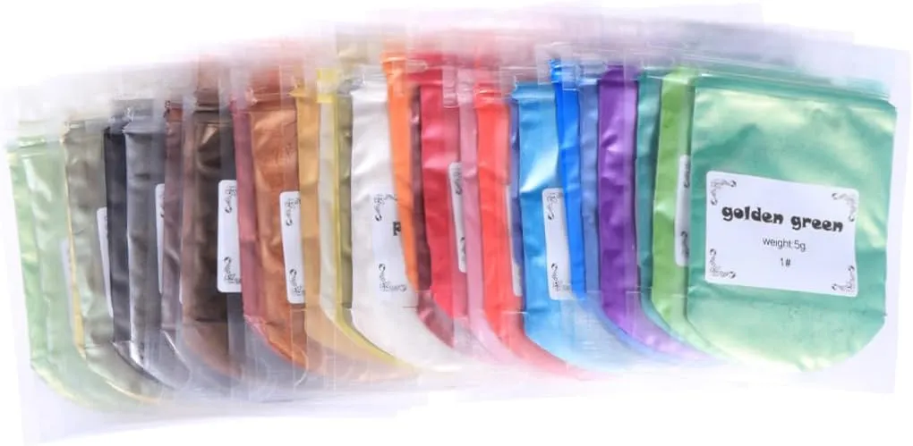 30 Color Pigment Powder Cosmetic Grade for Glitter Makeup Glitter Art Highlighters Shimmer Eyeshadow