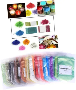 30 Color Pigment Powder Glitter Pigments for Makeup Art Crafts Highlighters Shimmer Eyeshadow Travel-Friendly Set