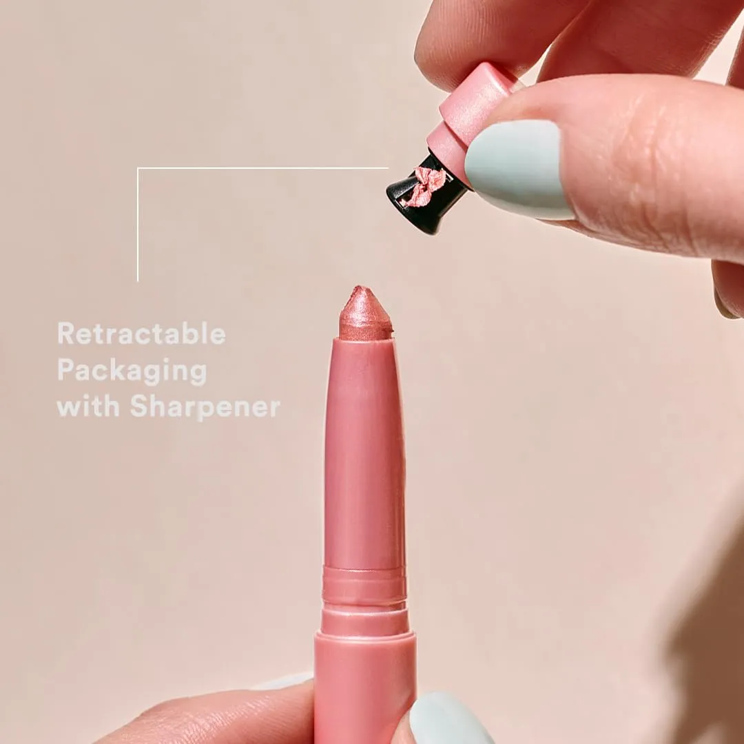 3INA The 24H Eye Stick - Creamy, Waterproof Formula - 2 In 1 Eyeshadow And Eyeliner - Highly Pigmented Shades - 24 Hour Long Lasting Wear - Matte, Sparkly Or Metallic Finish - 137 Yellow - 0.049 Oz