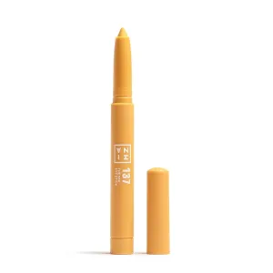 3INA The 24H Eye Stick - Creamy, Waterproof Formula - 2 In 1 Eyeshadow And Eyeliner - Highly Pigmented Shades - 24 Hour Long Lasting Wear - Matte, Sparkly Or Metallic Finish - 137 Yellow - 0.049 Oz