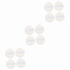 3sets Wet Dry Makeup Sponge for Foundation Cream Concealer Blusher Powder Highlighter Easy to Carry 4pcs*3 Random Color