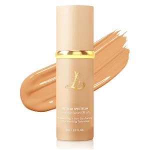 4-in-1 Color Changing Liquid Foundation Complexion Perfector – Long-Lasting CC Cream Foundation - Waterproof & Transfer-Resistant Skin Tint (Natural, 1.0 Fl Oz)