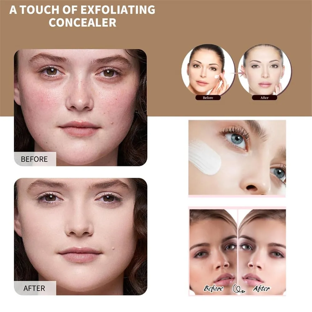 4-in-1 Foundation Hydrating Light/Medium Spectrum,Match Cosmetics Full Coverage Lotion Foundation, Protecting from Sun with SPF 50 , 4-in-1 Concealer Waterproof (Light, Spectrum)