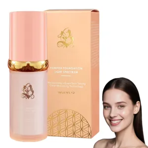 4-in-1 Foundation with SPF 50 - Color Changing, Full Coverage Liquid Makeup