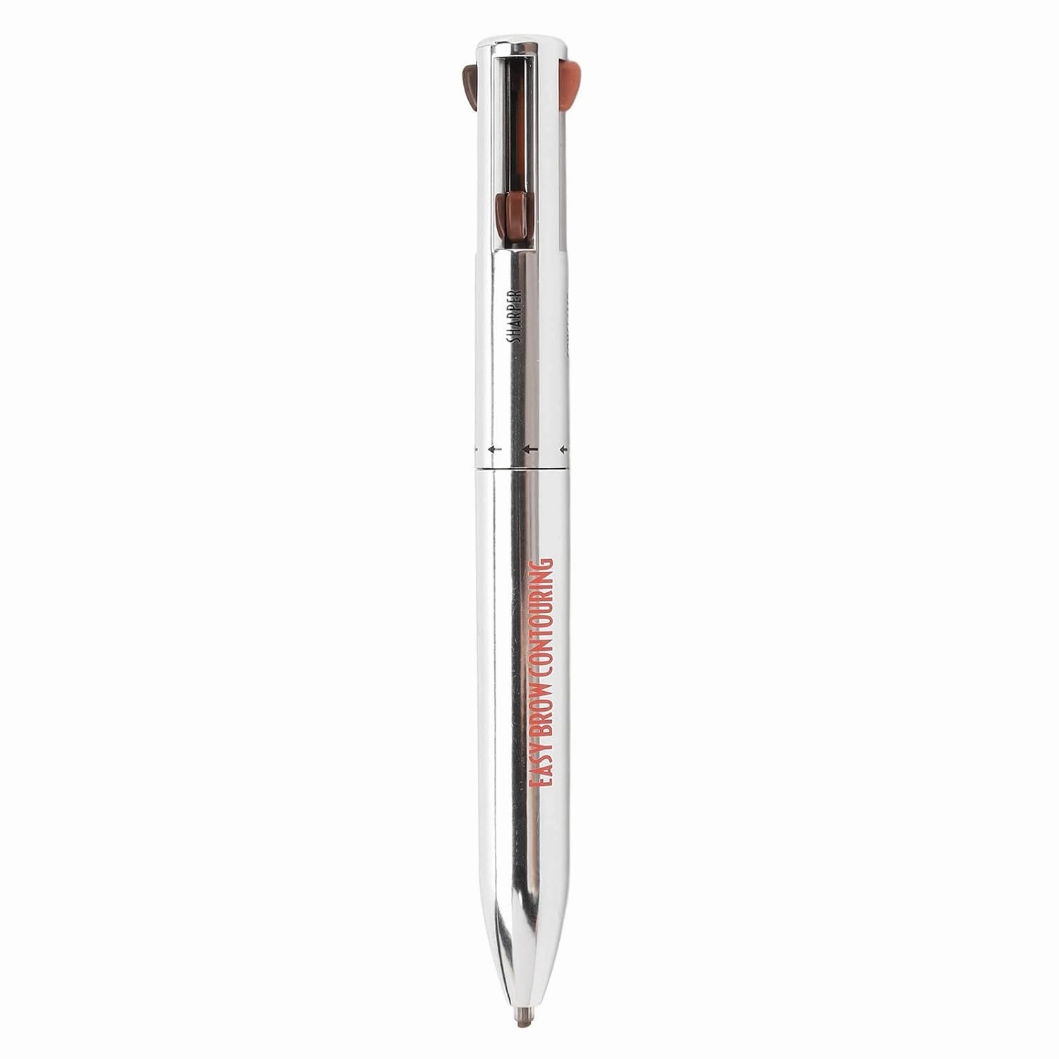 4 In1 Eyebrow Highlight Pen, Eyebrow Pencil, Lasting Eye Makeup Beauty Tool, Brow Defining Pencil (3# Black Brown)