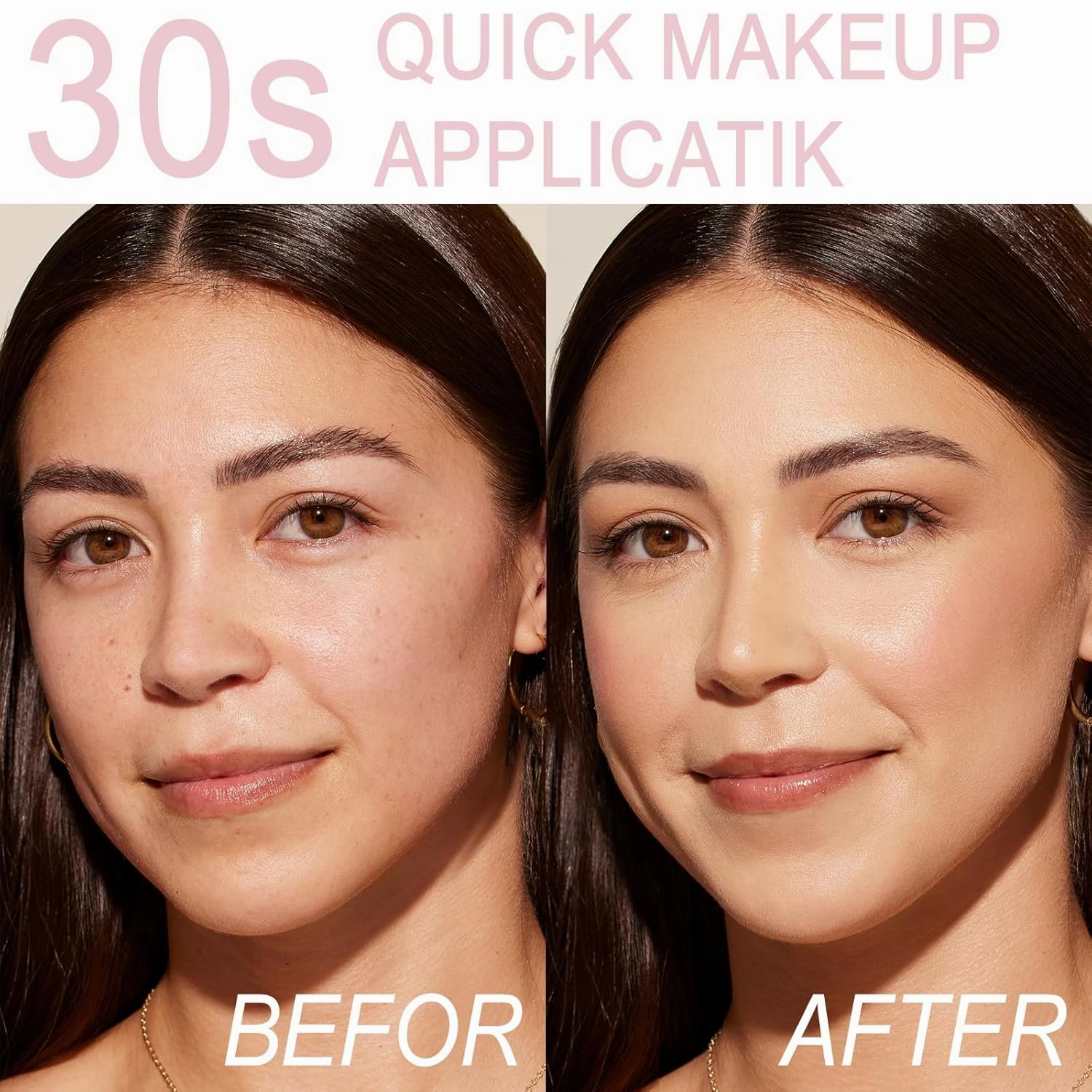 4-in-1 Magic Neutral-Tone Concealer | Korean Hydrating Full Coverage Foundation | Waterproof Color Balancer & Imperfection Eraser (#3 Tan)