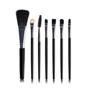 5/7/15/20 Pieces Of Makeup Brush Tool Set Makeup Powder Eye Shadow Foundation Blush Mixed Beauty Makeup Brush (Color : 7pcs Black)