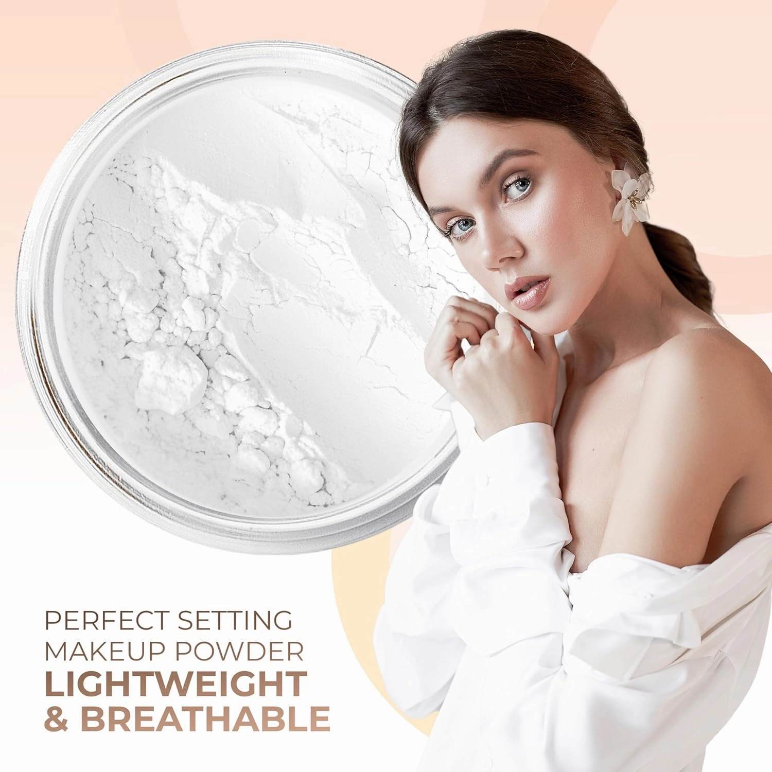 5pc KIT Mineral Makeup Bare Face Set Full Coverage Concealer Blush Foundation Illuminating Powder (Fair Shade 2)