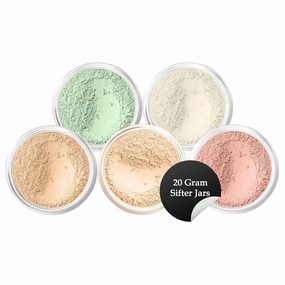 5pc KIT Mineral Makeup Bare Face Set Full Coverage Concealer Blush Foundation Illuminating Powder (Fair Shade 2)