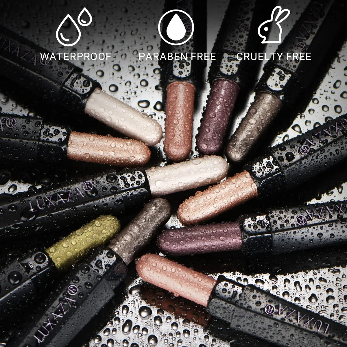 6PCS Cream Eyeshadow Stick Makeup Sets, Metallic And Matte Shimmer Eye Shadow Eye Brightener Stick Pencil Crayon, B04-Champagne Pink