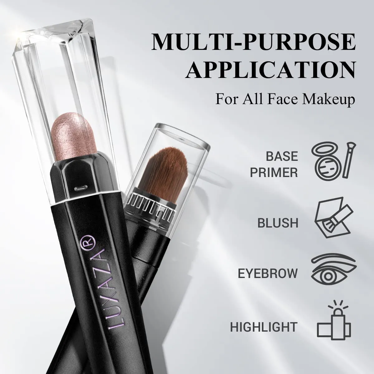 6PCS Cream Eyeshadow Stick Makeup Sets, Metallic And Matte Shimmer Eye Shadow Eye Brightener Stick Pencil Crayon, B06-Pink Ocean