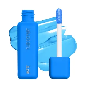 aboutface Matte Fluid Eye Paint Blue Monday – High-Pigment Liquid Eyeshadow, Long-Lasting, No-Budge Matte Finish, Vegan & Cruelty-Free (Bright Blue)