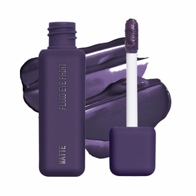 aboutface Matte Fluid Eye Paint Infinity – High-Pigment Liquid Eyeshadow, Long-Lasting, No-Budge Matte Finish, Vegan & Cruelty-Free (Rich Eggplant)