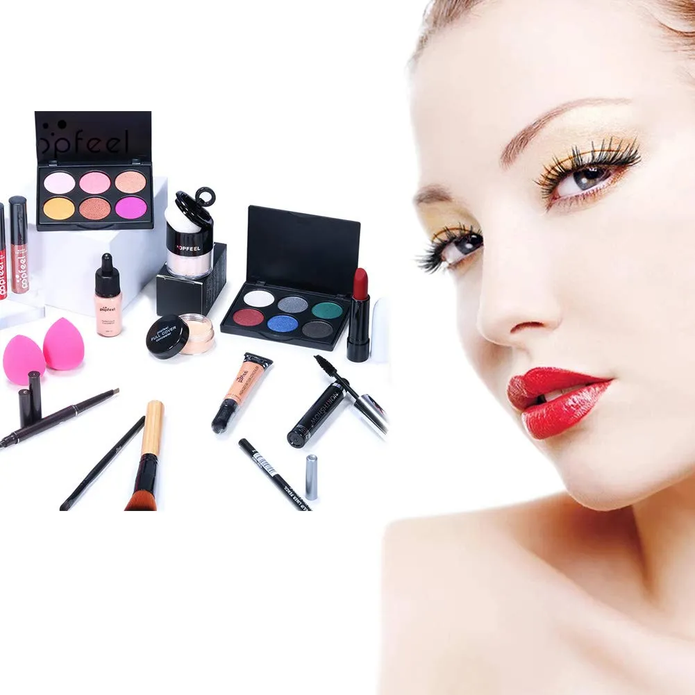 All in One Makeup Gift Kit, Multipurpose Makeup Kit for Women Full Kit, Beauty Kit Include Eye Shadow Lipstick Set Face Makeup Eyeliner Cosmetic Brush Mascara (20 Pcs)