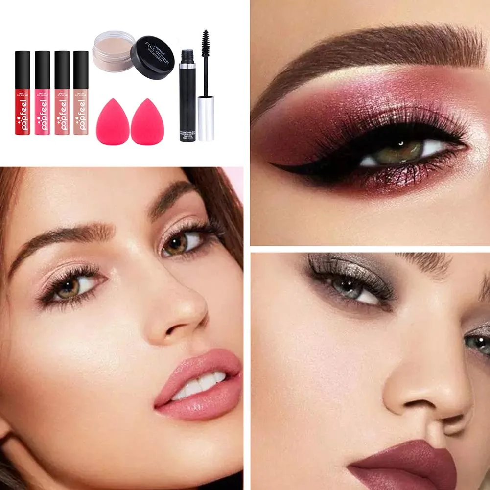 All in One Makeup Gift Kit, Multipurpose Makeup Kit for Women Full Kit, Beauty Kit Include Eye Shadow Lipstick Set Face Makeup Eyeliner Cosmetic Brush Mascara (20 Pcs)