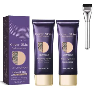 All Over Complexion Perfector, Tattoo Cover Up Makeup Waterproof, Body Coverage Perfector, Body Perfector Skin Coverage (2Pcs)
