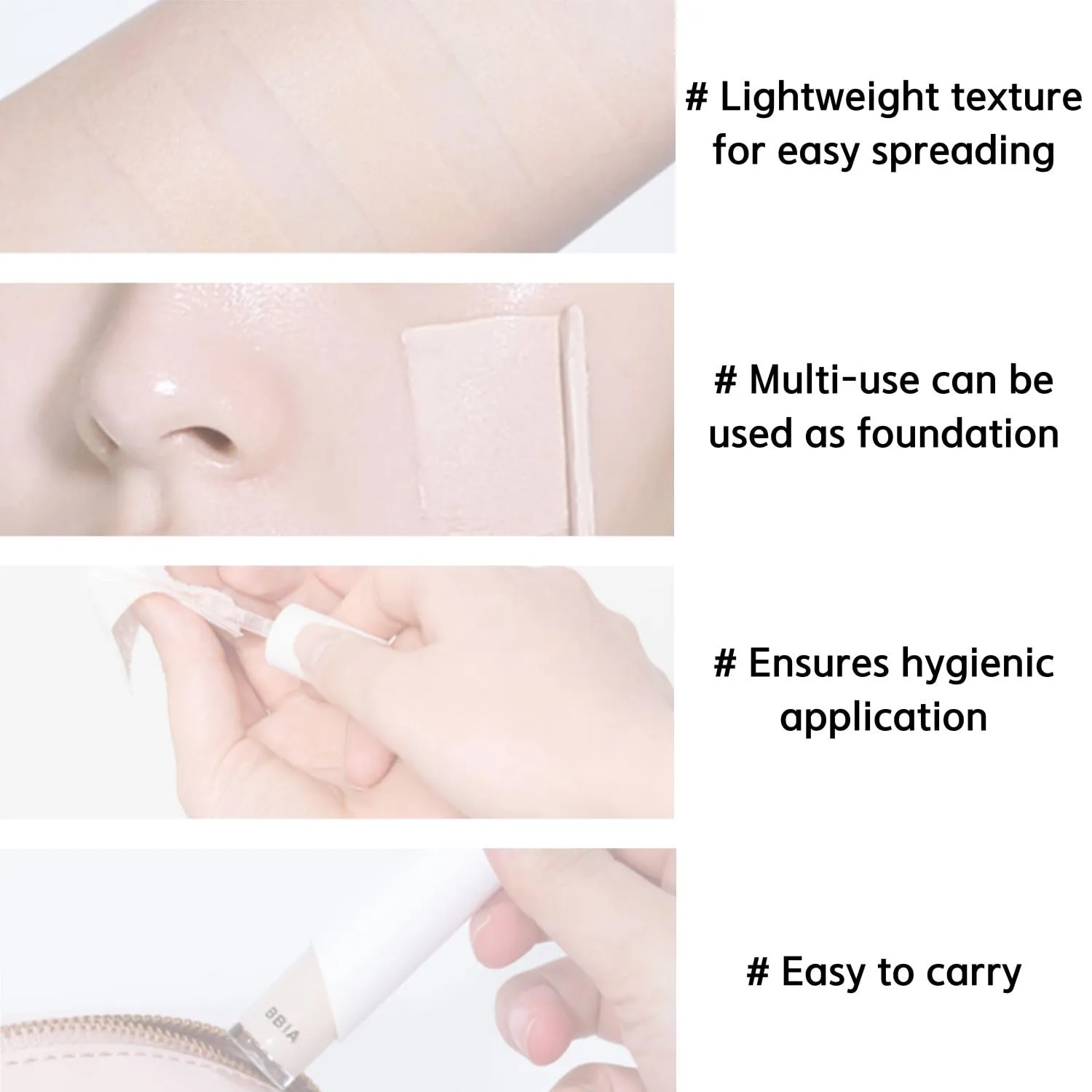 BBIA EAU Stay Concealer - All Day Fitting Natural Coverage Liquid Concealer, Spatula Applicator Tip, Comfortable Lightweight & Longlating, High Fitting, Vegan, Korean Makeup (22 BEIGE, Pack of 1)