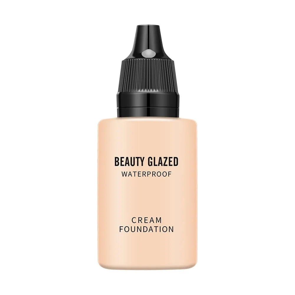 Beauty Black Liquid Foundation Concealer High Coverage Long Lasting Matte Liquid Foundation for Face and Body (6, 1)