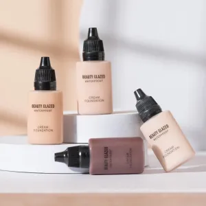 Beauty Black Liquid Foundation Concealer High Coverage Long Lasting Matte Liquid Foundation for Face and Body (6, 1)