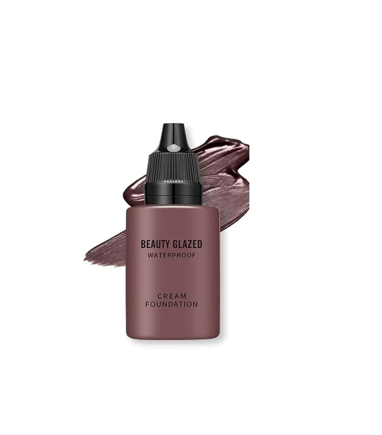 Beauty Black Matte Long Lasting Liquid Foundation Dark Concealer High Coverage Liquid Foundation (Size : 106)