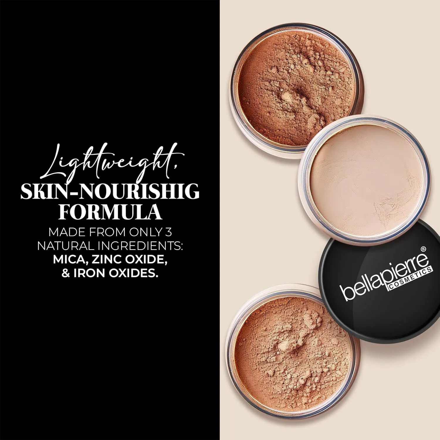 bellapierre Mineral Foundation SPF 15 - Loose Powder Foundation | Vegan & Cruelty Free Natural Makeup | Full Coverage Matte Finish | Hypoallergenic | Oil & Talc Free - 0.32 Oz - Maple