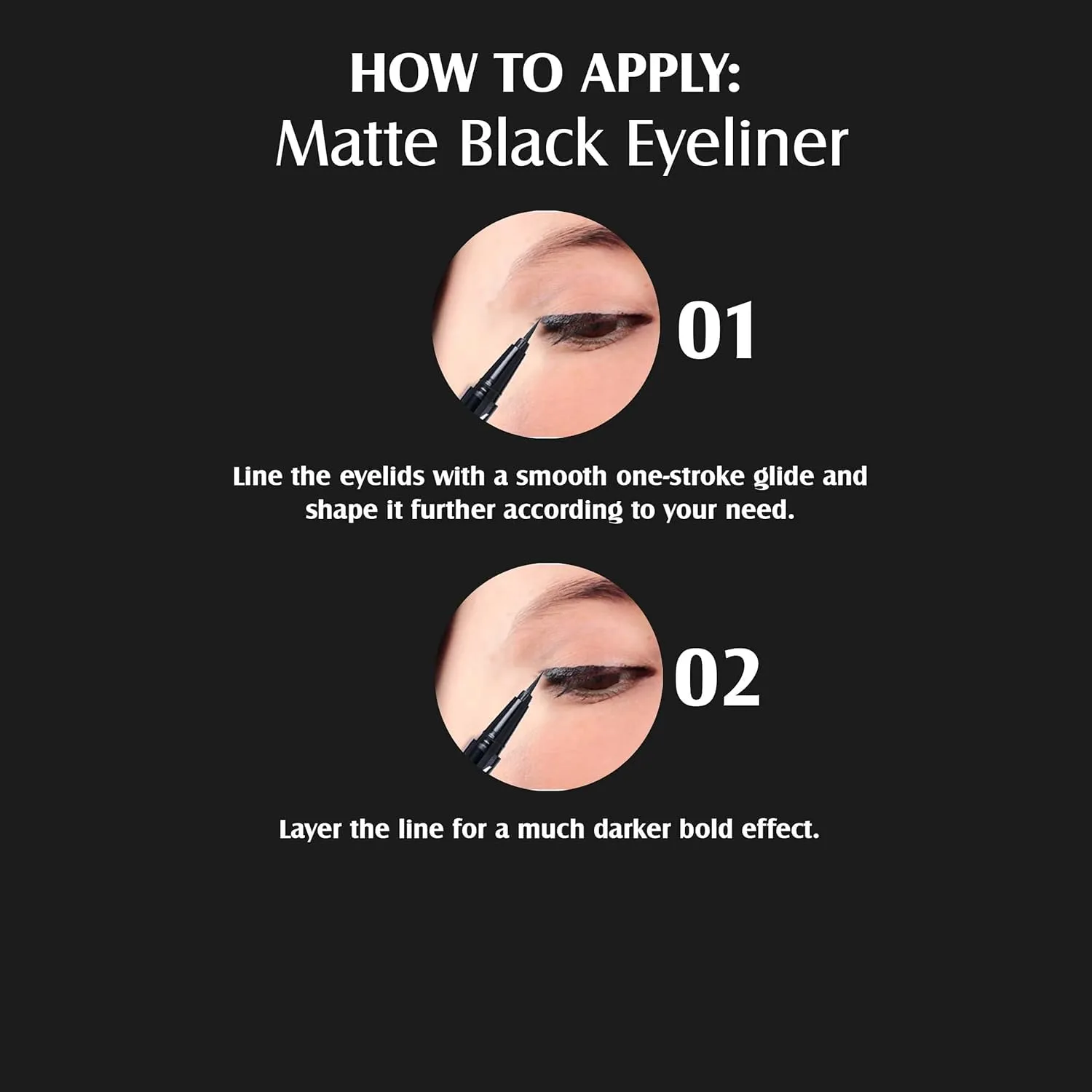 BEMT Liquid Eyeliner| Water Proof, Smudge Proof & Long Lasting| 2gm -Jet Black- Pack of 1