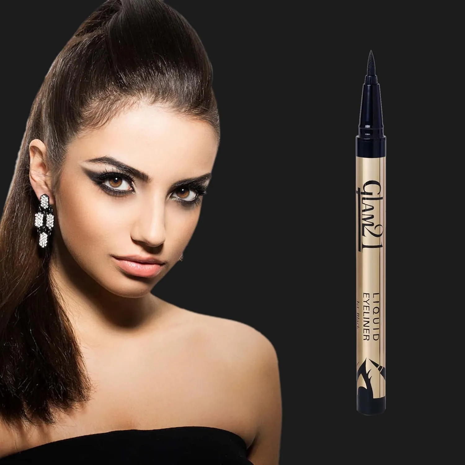 BEMT Liquid Eyeliner| Water Proof, Smudge Proof & Long Lasting| 2gm -Jet Black- Pack of 1