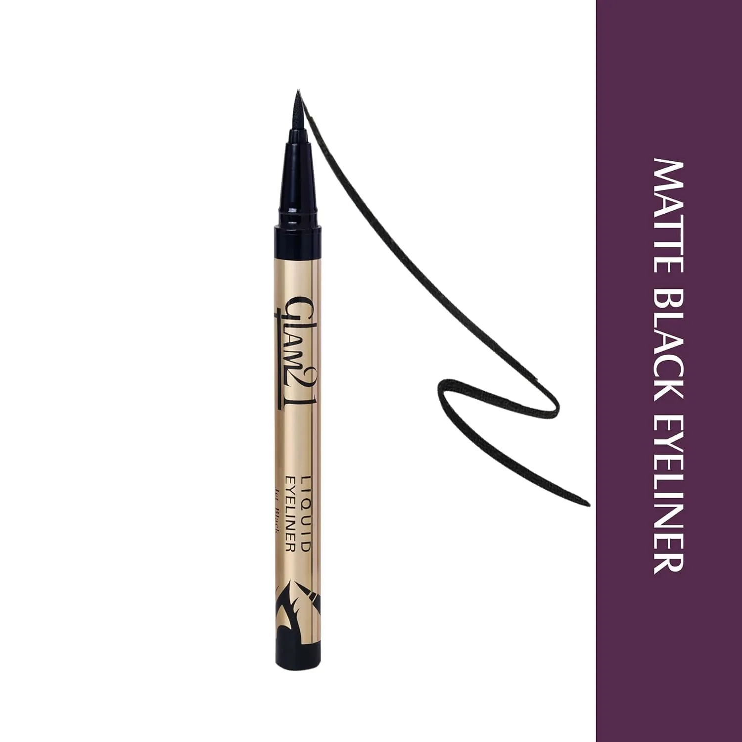 BEMT Liquid Eyeliner| Water Proof, Smudge Proof & Long Lasting| 2gm -Jet Black- Pack of 1