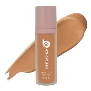 Best Bronze Bombshell Body Makeup - Tattoo Cover Up Makeup & Body Foundation Waterproof - Tattoo Concealer Waterproof for Scars, Varicose Veins Cover Up & Leg Foundation (NW34 Medium Golden)