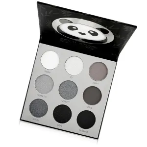 Black Gray Smoky Eyeshadow Palette Matte Black White Gray Silver Smoky Eye Shadows 9 Colors Black Eyeshadow Eye Makeup