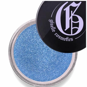 Blue Marble Loose Mineral Eyeshadow Palette - Blue Sparkly, Glitter, Shimmer, Cream, Smokey, Teal, Turquoise, Baby Blue Eye Shadow - Organic Eye Shadow Palette Makeup