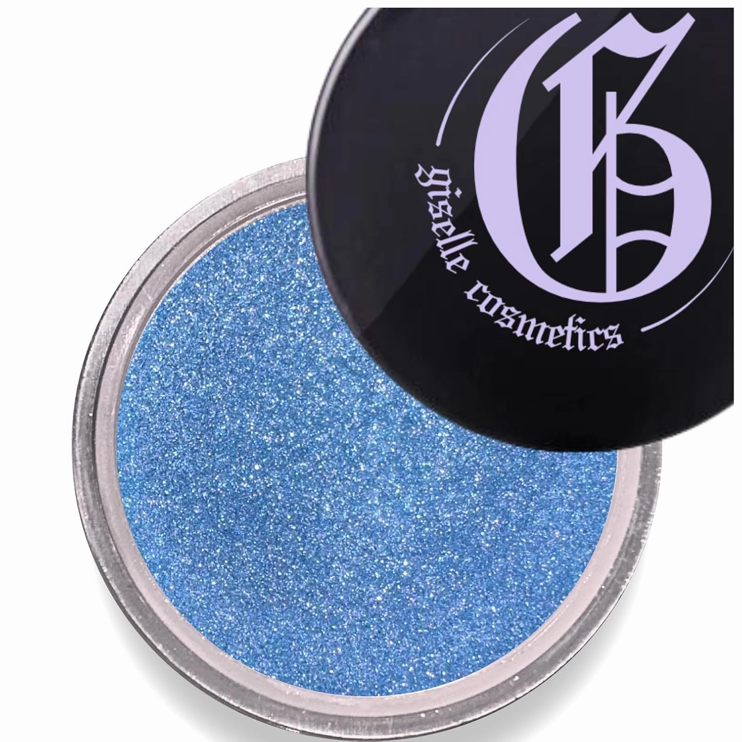 Blue Marble Loose Mineral Eyeshadow Palette - Blue Sparkly, Glitter, Shimmer, Cream, Smokey, Teal, Turquoise, Baby Blue Eye Shadow - Organic Eye Shadow Palette Makeup