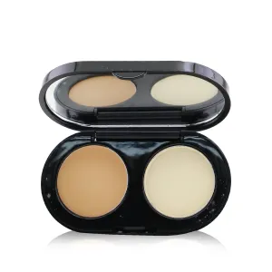 Bobbi Brown New Creamy Concealer Kit - Warm Natural Creamy Concealer   Pale Yellow Sheer Finish Pressed Powder - 3.1g/1.1oz