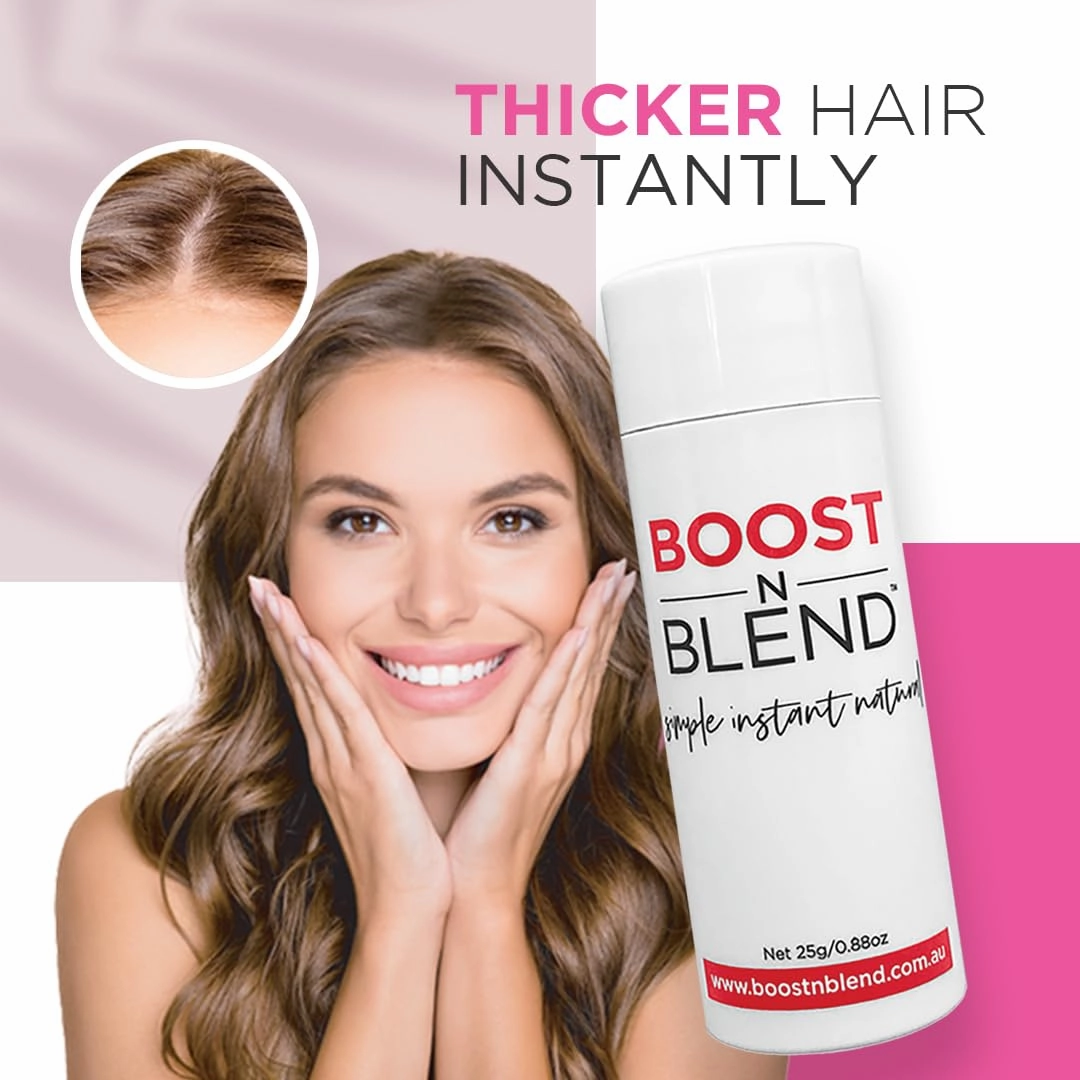 Boost N Blend Hair Volumizer with Scalp Concealer and Cotton Fibers for Thinning Hair in Women (25g/0.88oz)