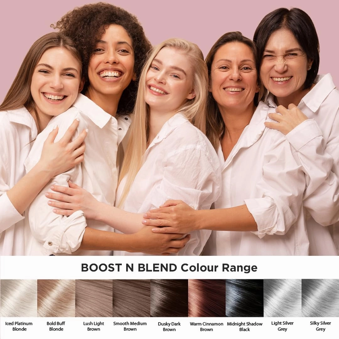 Boost N Blend Hair Volumizer with Scalp Concealer and Cotton Fibers for Thinning Hair in Women (25g/0.88oz)