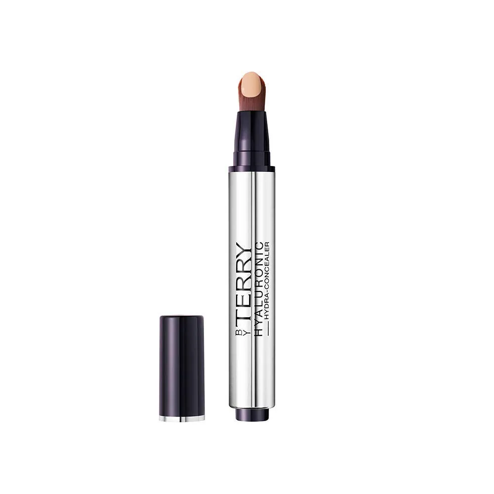 By Terry Hyaluronic Hydra-Concealer, Buildable Coverage Cream Concealer, Brightens & Protects, Vegan Formula, 100 Fair, 0.22 oz